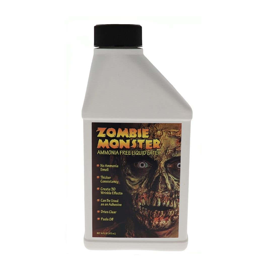 FX Zombie Ammonia Free Liquid Latex (2 Pack) For Halloween Costume, Zombie, Vampire, Monster Make Up & Dress Up, Special Effects, Parties and Cosplay