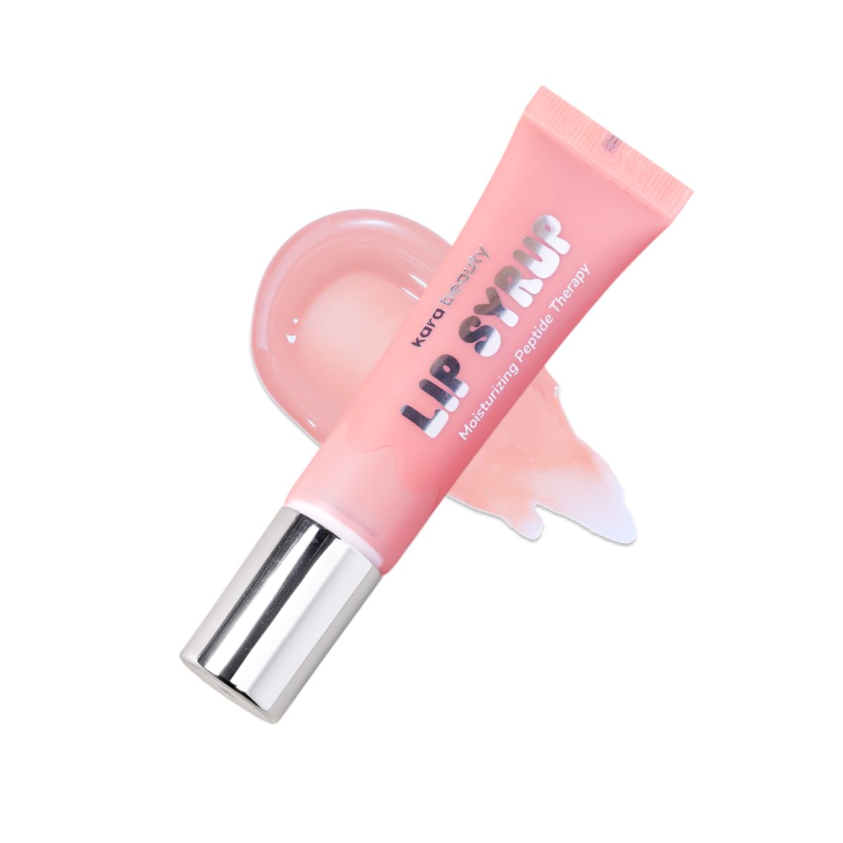KARA BEAUTY Lip Syrup Moisturizing Peptide Therapy, Hydrating Gloss with Peptides & Shea Butter for Soft, Plump Lips, Nourishing Lip Care, Plumper