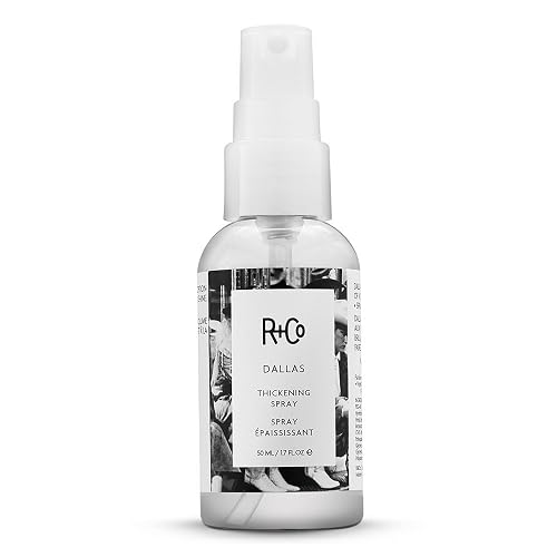 R+Co Dallas Thickening Spray Travel | Blow Out Spray For Volume + Body + Shine | Vegan + Cruelty-Free | 1.7 Oz