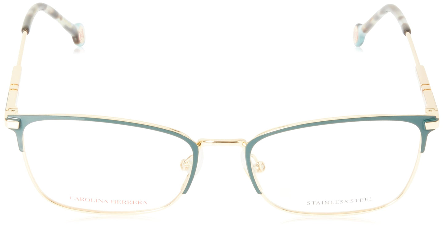 Carolina Herrera Vista Her 0204 Pef 54/17/145 Unisex Women's Sunglasses, PEF/17 Gold Green, 54, Pef/17 Gold Green, 54