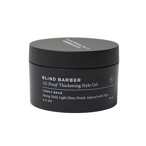 Blind Barber 121 Proof Thickening Style Gel - Medium to Strong Hold Hair Gel - Water-Based for All Hair Types - Paraben & Sulfate Free Products