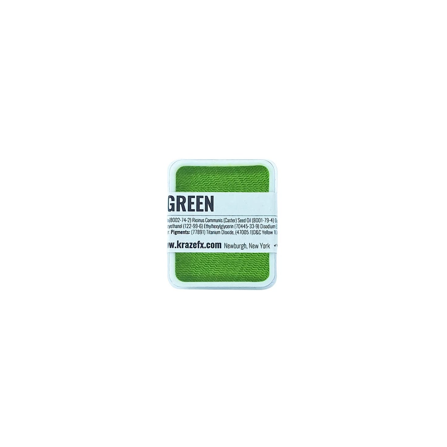 Kraze FX Face Paint Palette Refill - Lime Green Face Paint (6 gm) - Hypoallergenic Non-Toxic Water Activated Professional Halloween Face & Body