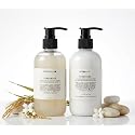 Wild Hermit Wellness KindShine Rice Water and Flaxseed Shampoo and Conditioner Set, 10 oz Each, 2 Count