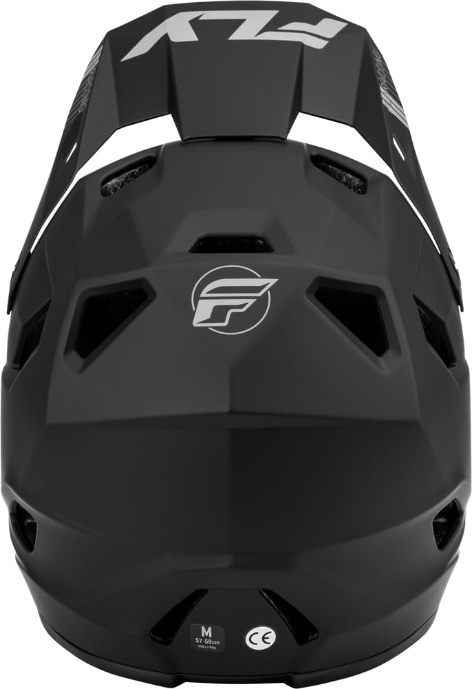 Fly Racing Rayce MTB/BMX Bicycle Helmet (Black, Medium)