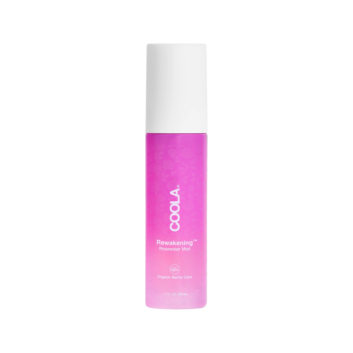 COOLA Organic Rewakening Rosewater Mist Face Spray, Dermatologist Tested Skin Barrier Protection with Ginseng & Green Tea Extract, Vegan and Gluten
