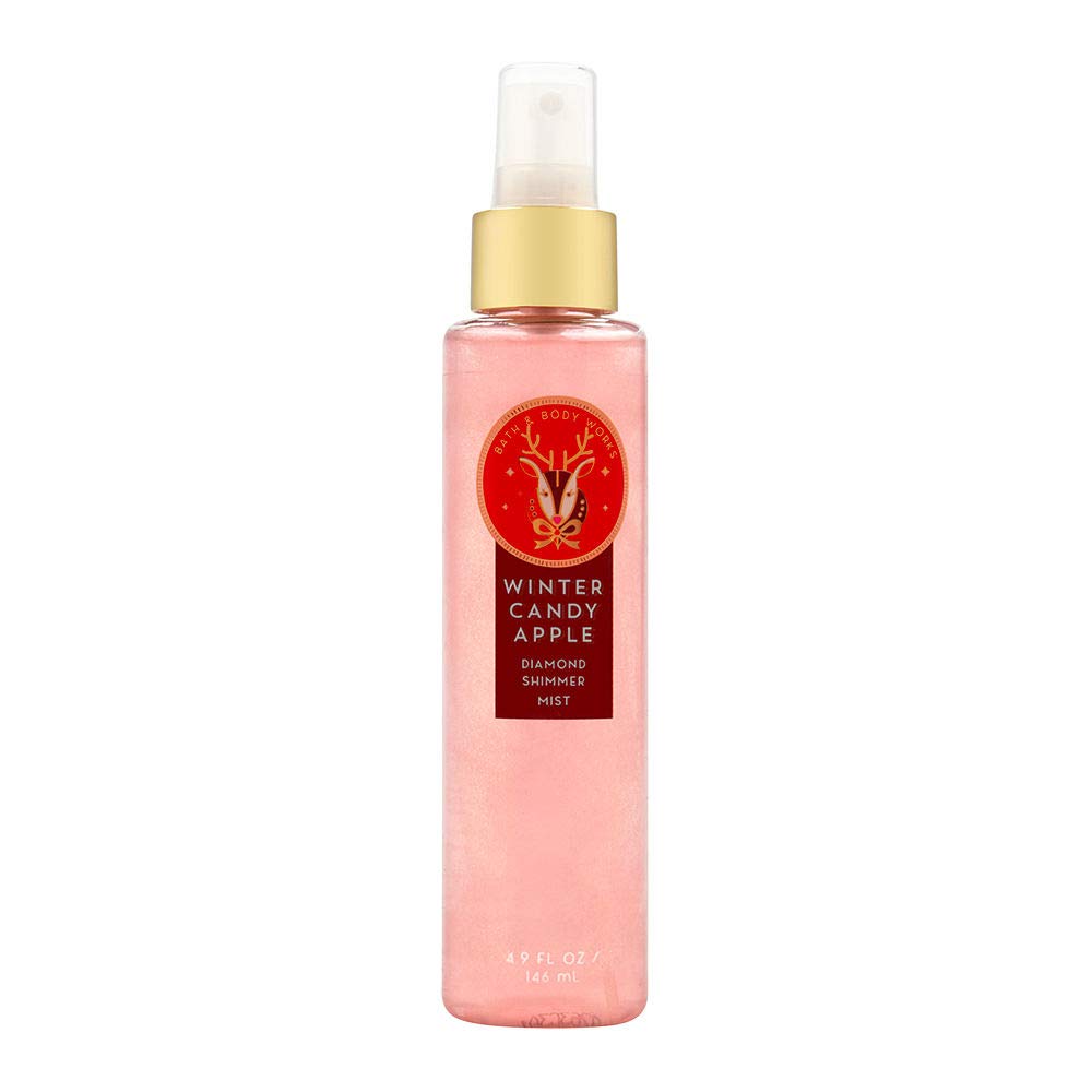 Bath & Body Works Winter Candy Apple Diamond Shimmer Mist, 4.9 Ounce