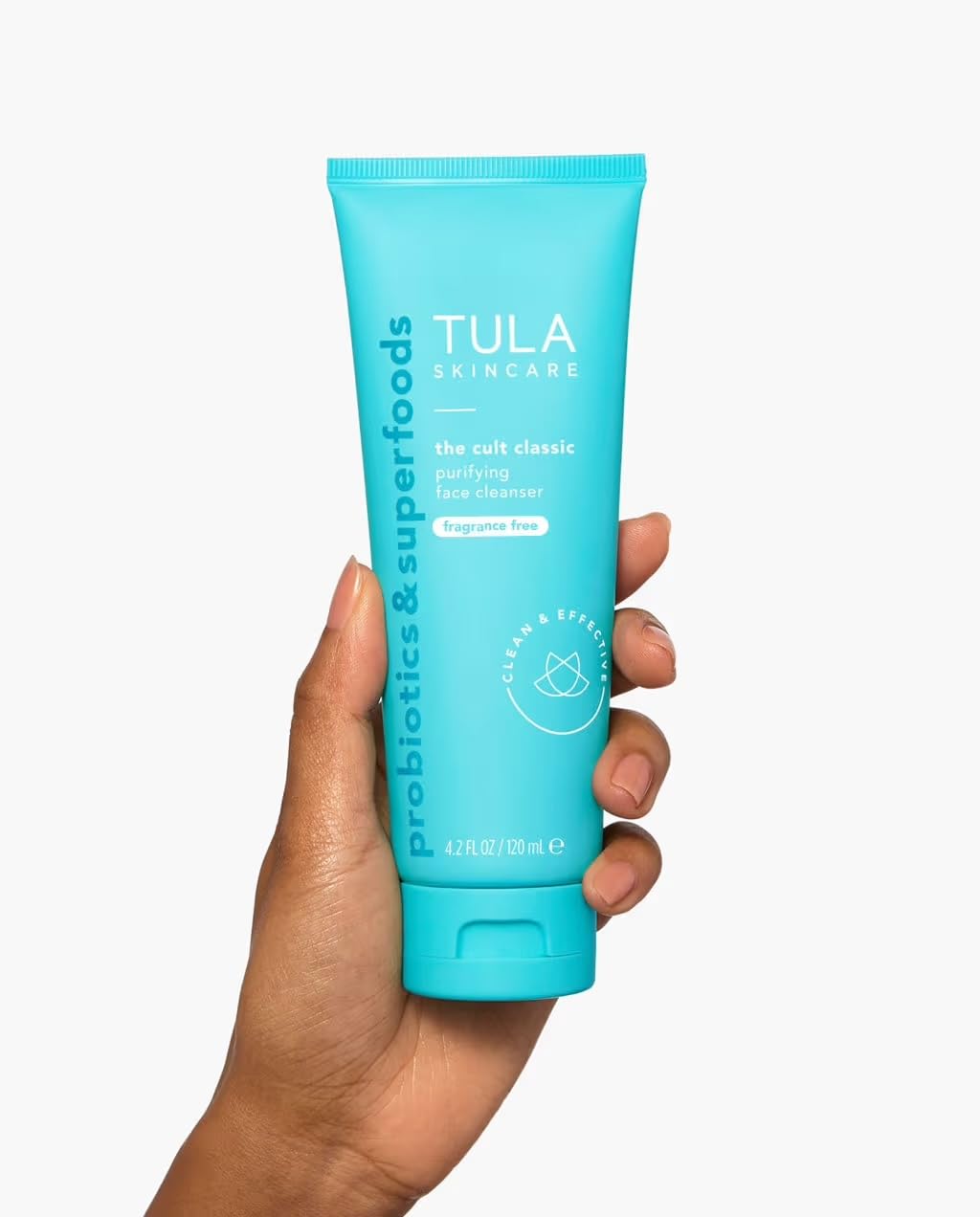 TULA Skin Care Cult Classic Purifying Face Cleanser Fragrance Free - Supersize, Gentle and Effective Face Wash, Makeup Remover, Nourishing