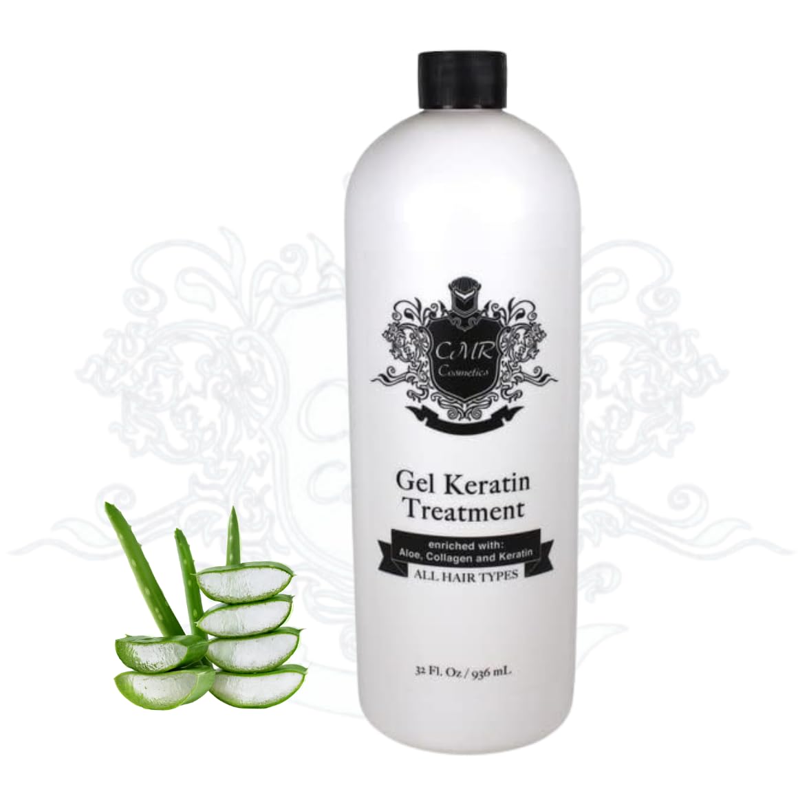 CMR Cosmetics Brazilian Keratin Hair Treatment Gel - Straightening, Smoothing & Repairing Formula, Adds Volume & Gloss, Reduces Frizz, Preserves