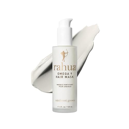 Rahua Omega 9 Hair Mask, Vegan Deep Conditioning Treatment for Damaged & Dull Hair Oil, Sunflower Seed Oil & Quinoa Protein for Softness & Shine