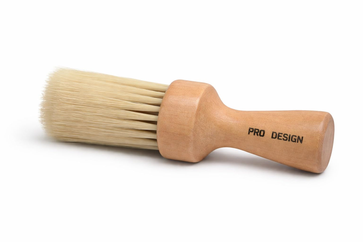 Pro Design Professional Barber Neck Duster Brush with Soft Bristles, Wooden Handle, for Hair Styling and Grooming (1 Pack) Beauty and Personal Care Pro Design