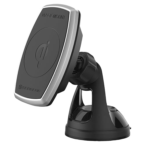 SCOSCHE MPQ2WD-XTSP1 MagicMount Magnetic Suction and Adhesive Mount Holder Charger for Vehicles