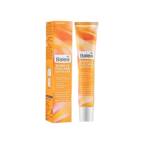 Balea Dark-Spots Brightener with Belides TM (A Highly Effective, ECOCERT Botanical Skin-Lightener) & Concentrated Vitamin C - 50ml