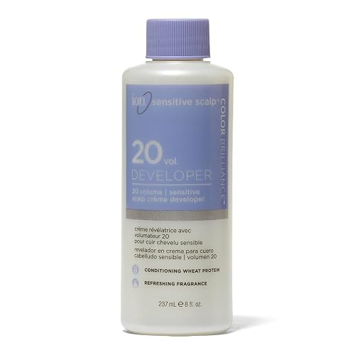 ion Sensitive Scalp 20 Volume Creme Developer, Ionic Buffers and Conditioning Protein to Help Scalp Sensitivity, 8 Ounce