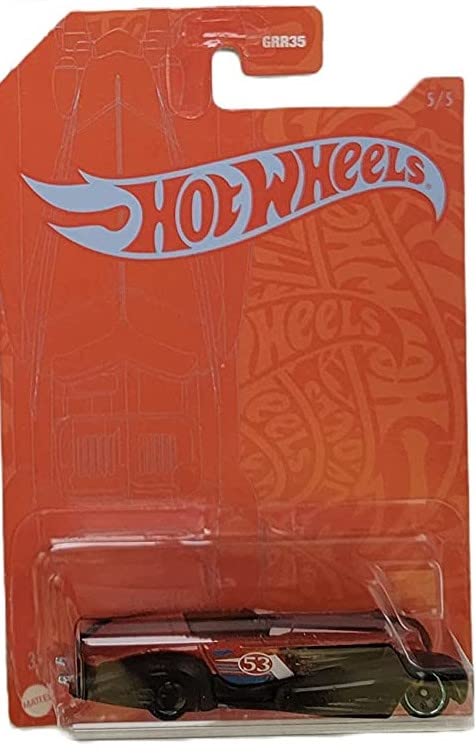 Hot Wheels 53rd Anniversary Blue and Orange Set of 4 Diecast Vehicles