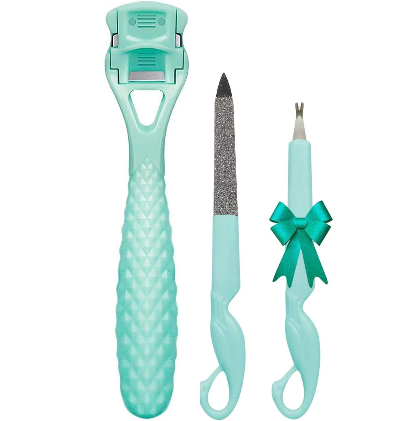Foot Care Pedicure Callus Shaver Hard Skin Remover, Sichy Heel Scraper for Feet, 10 Replacement Slices 1 Stainless Steel Callus Shaver Foot Care Tools