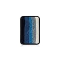 Kraze FX Night Lagoon Face Paint Refill 10g by Jacqueline Howe - Metallic Split Cake - Black to White Gradient - Replacement for Bold & Brilliant