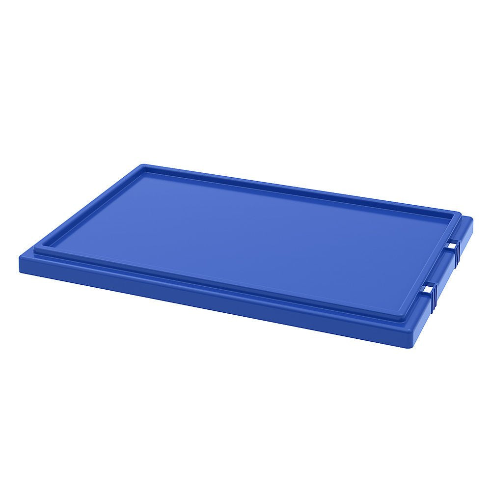Akro-Mils 35241 Lid for 35240 Plastic Nest and Stack Storage Tote, Blue, (3-Pack)