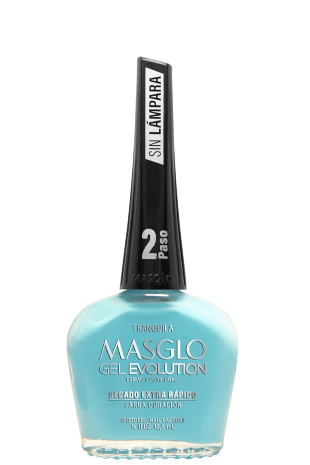 MASGLO Evolution Nail Polish Gel Effect, No UV/LED Lamp, Duration Up To 12 Days, 3 PCS - Base, Color, Shine - Gel Effect Without Need For UV/LED, 0.5 Beauty & Personal Care MASGLO