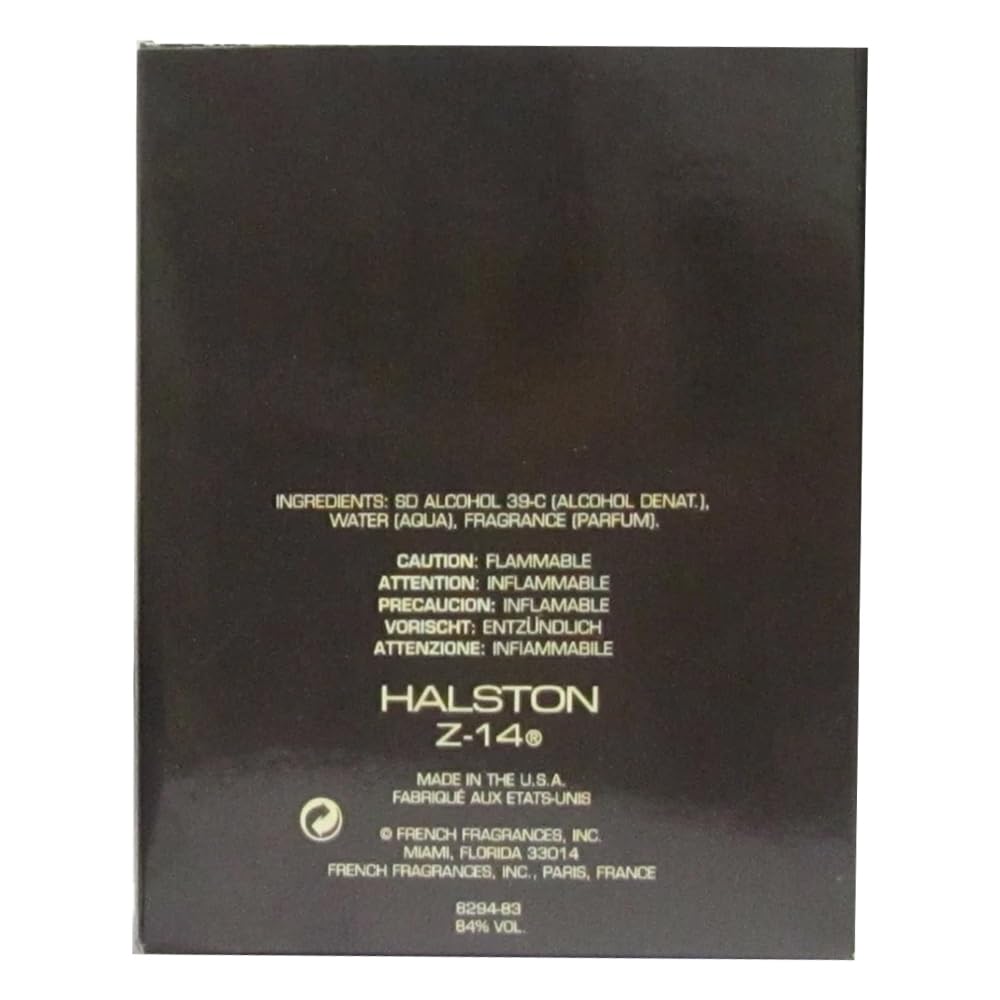 Halston Z-14 for Men Cologne Spray, 2.5 Ounce