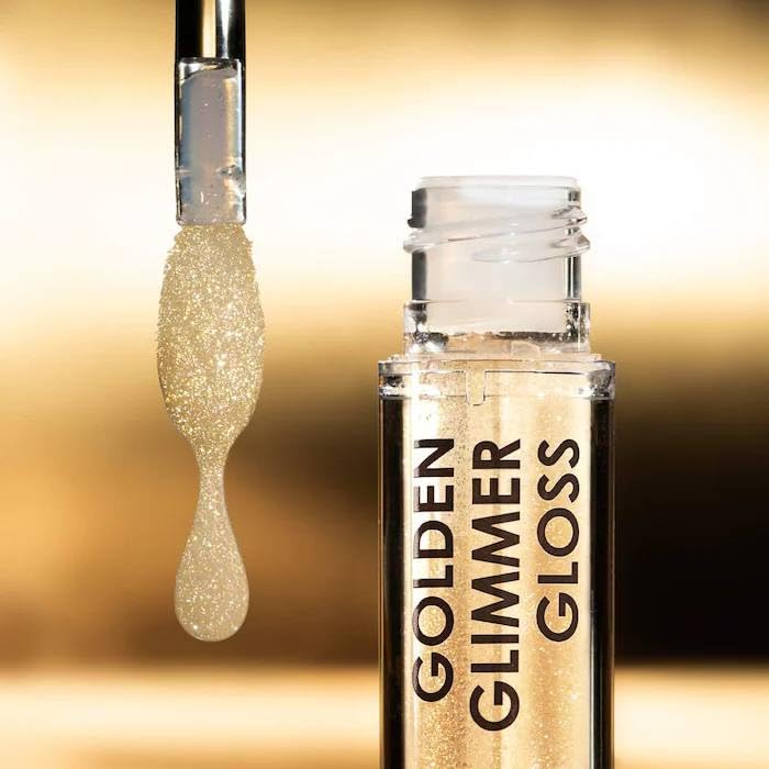 Natasha Denona Golden Glimmer Gloss Shimmering Lip-Plumper, 0.17 Fl Oz (Pack of 1), High Shine finish