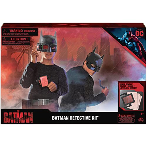 DC Comics Batman Detective Kit – Interactive Role-Play Toy with Accessories, Movie Collectible for Kids Ages 4+ Boys & Girls