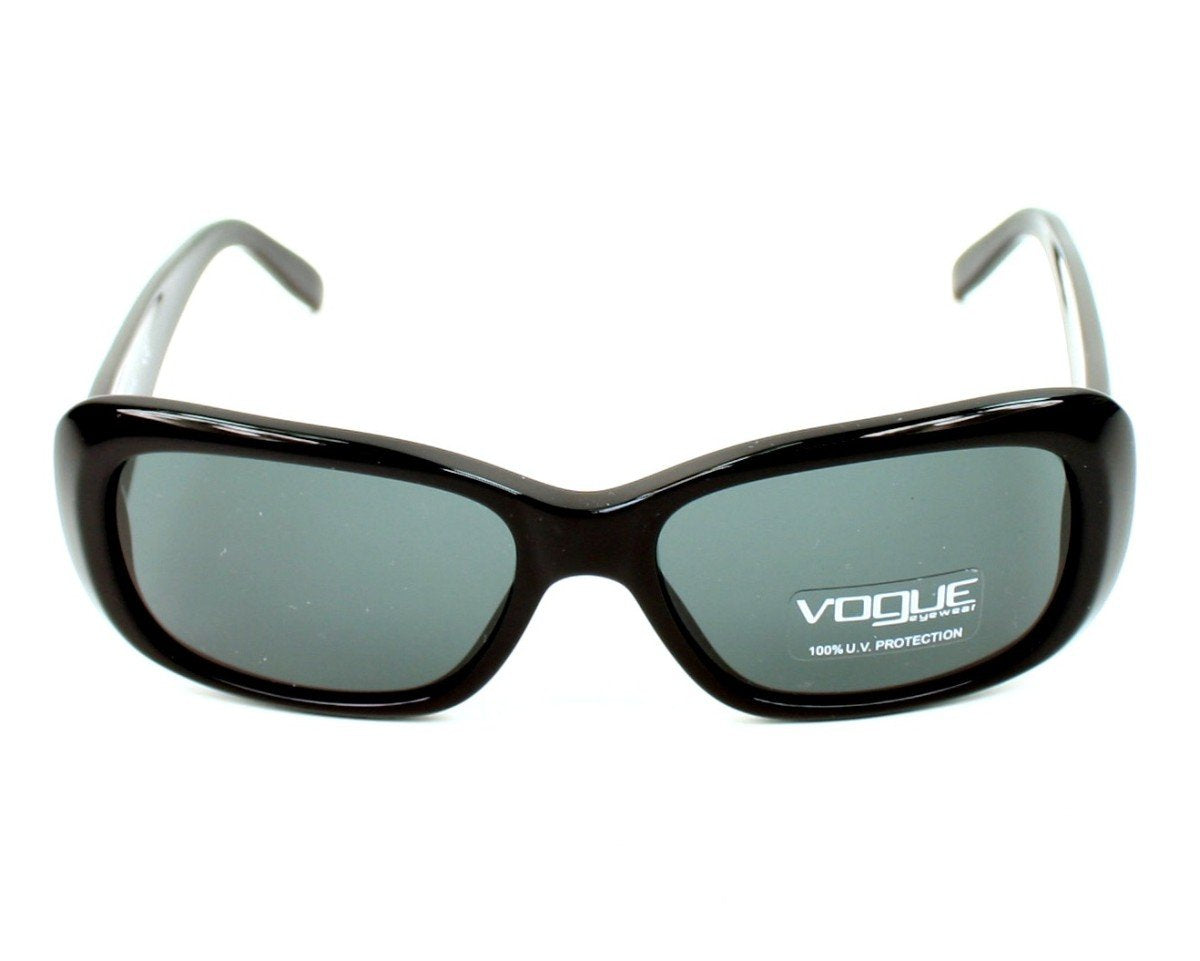 Vogue Eyewear Womens VO2606S Rectangular Sunglasses, Black/Grey, 55 mm