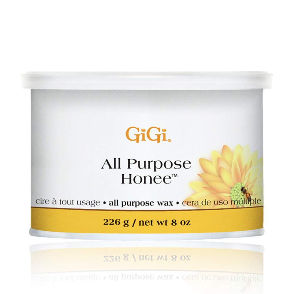GiGi All Purpose Honee Wax - Hair Removal Wax for Face, Body & Brazilian Waxing with Beeswax Formula, 8 oz Beauty and Personal Care GIGI