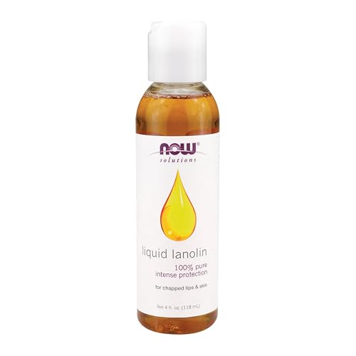 NOW Liquid Lanolin Pure, 4-Ounce (Pack Of 2)