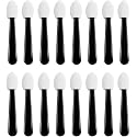 100Pcs Black White Small Eyeshadow Applicators Eye Shadow Sponge Applicator Sticks Eye Makeup Applicators Sponge Tip Make up Applicators Eyeshadow