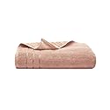 Cariloha Bath Towel | Blush | 28"x54" | Turkish Cotton & Viscose Material Blend | Extra Smooth, Odor Resistant and Highly Absorbent