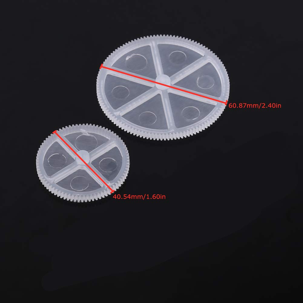 Hilitand Plastic Gears Set, Pulley Belt Kits Gear Set Robot Motor Car Toy for DIY Parts (34kinds)