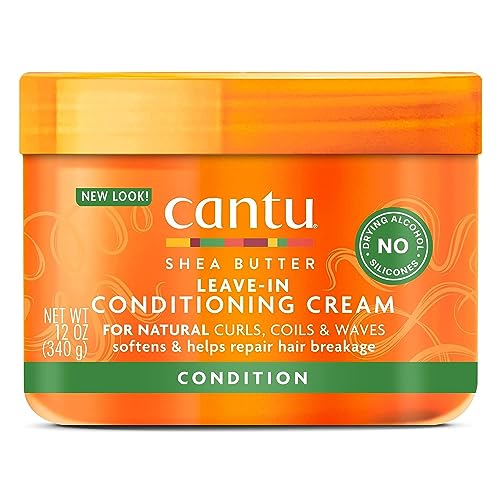 Cantu Shea Butter for Natural Hair Leave in Conditioning Cream, 12 Oz