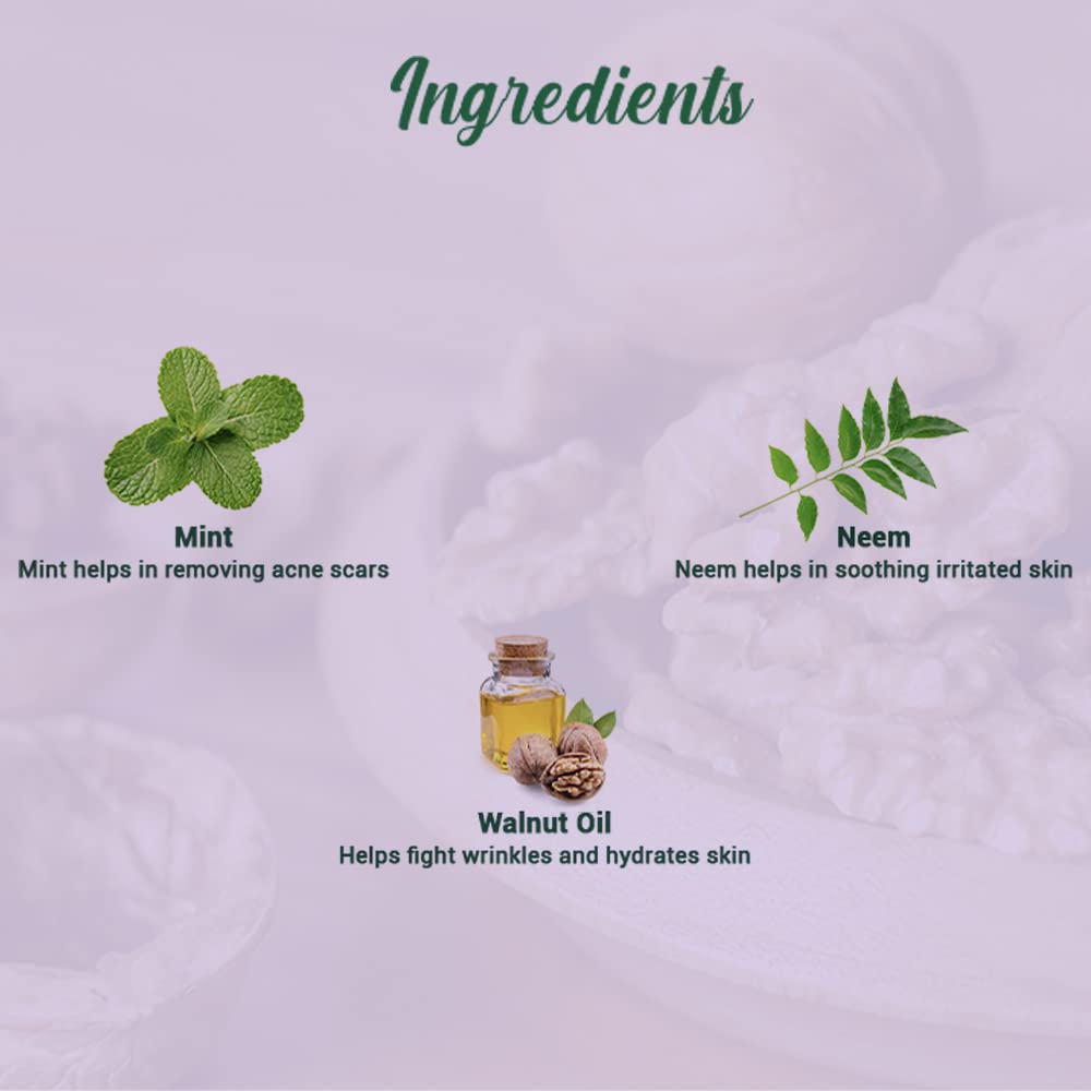 Biotique Bio Walnut Purifying and Polishing Scrub, 50 gm/1.76Oz.