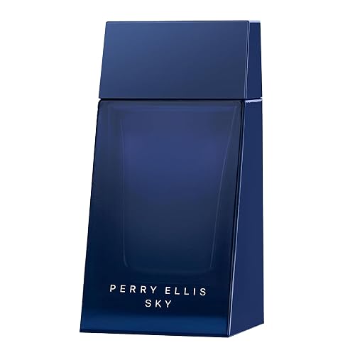 Perry Ellis Sky Eau De Toilette Spray for Men - Mens Cologne, Long Lasting Perfume, EDT, Fragrance with Notes of Bergamot, Lime & Cedarwood - 3.4 fl