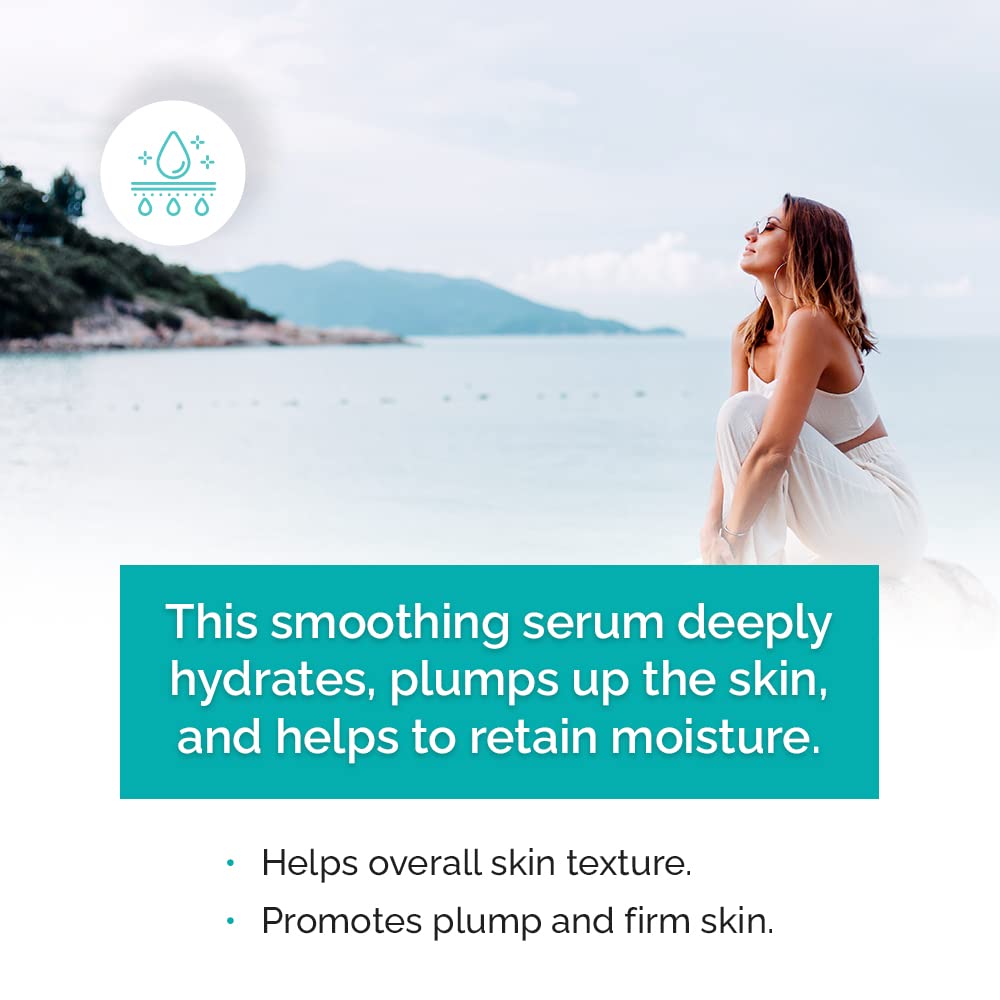 VITAMINS AND SEA BEAUTY Plumping Facial Elixir with Hydrolyzed Marine Collagen + Peptides, 4 fl oz