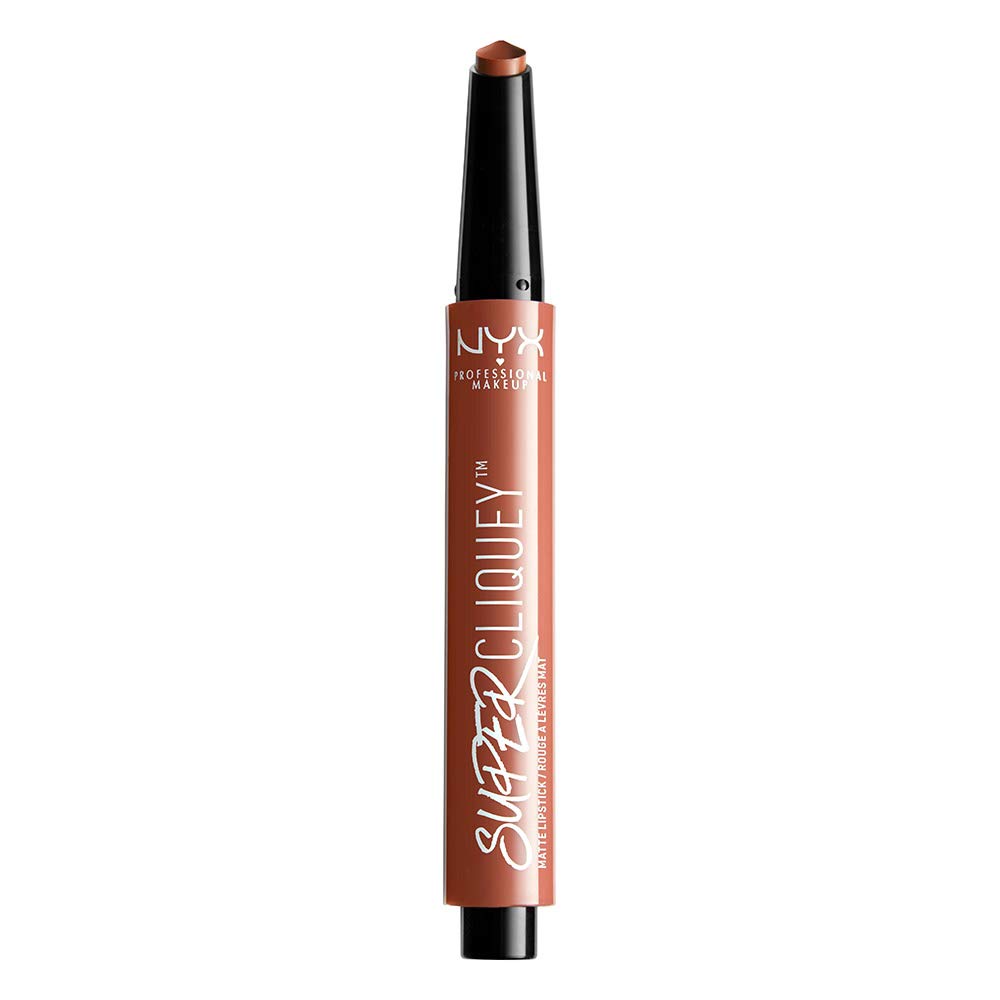 NYX SUPER CLIQUEY MATTE LIPSTICK/ ROUGE À LÈVRES MAT (#COLOR - SCLS01 ON THE DL/ SECRET)