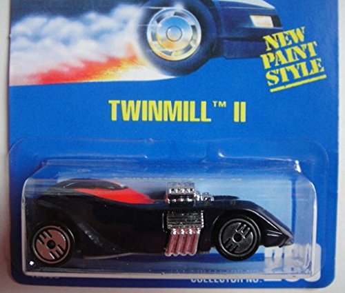 Hot Wheels Black TWINMILL II #260 Ultra HOTS All Blue Card