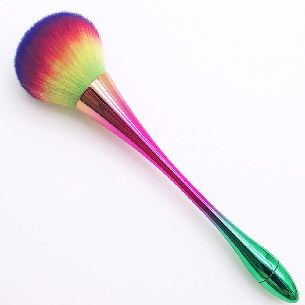 Large Powder Mineral Brush?Foundation Makeup Brush,Powder Brush and Blush Brush for Daily Makeup,Kabuki Makeup Brushes(Colorful) …