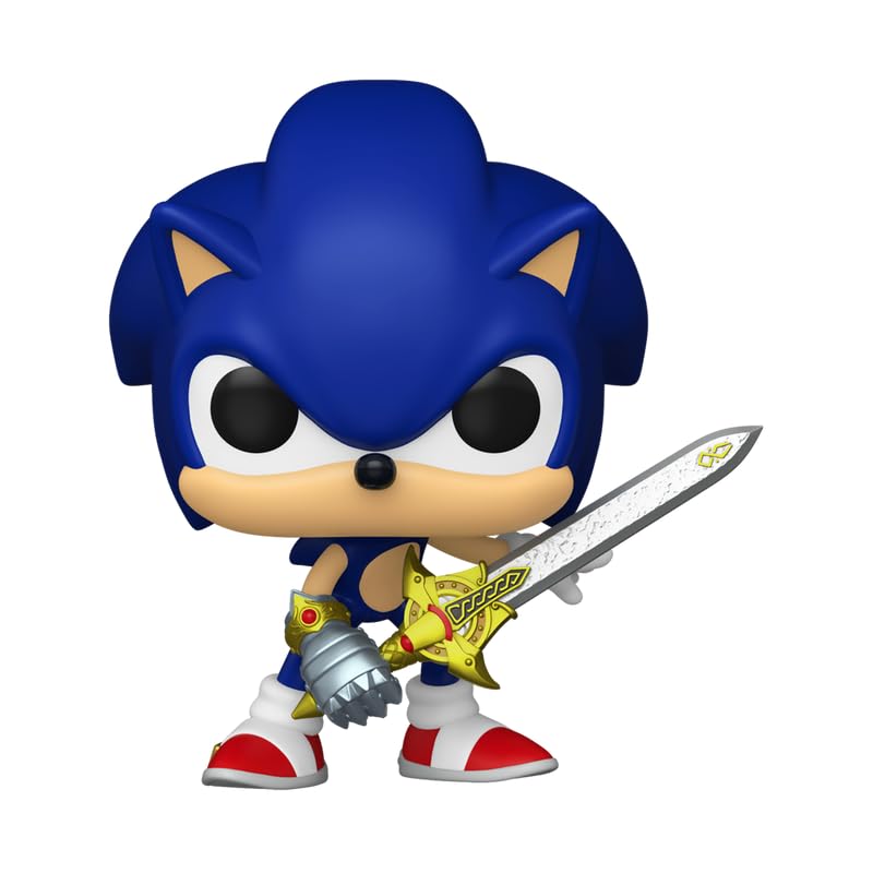 Funko Pop! Games Sonic with Caliburn Vinyl Figure, 2025 Fall Convention Limited Edition, 3.8 inches