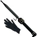 Hot Tools Black Gold Spiral Curling Wand | Creates Defined Waves and Curls (3/4 in)