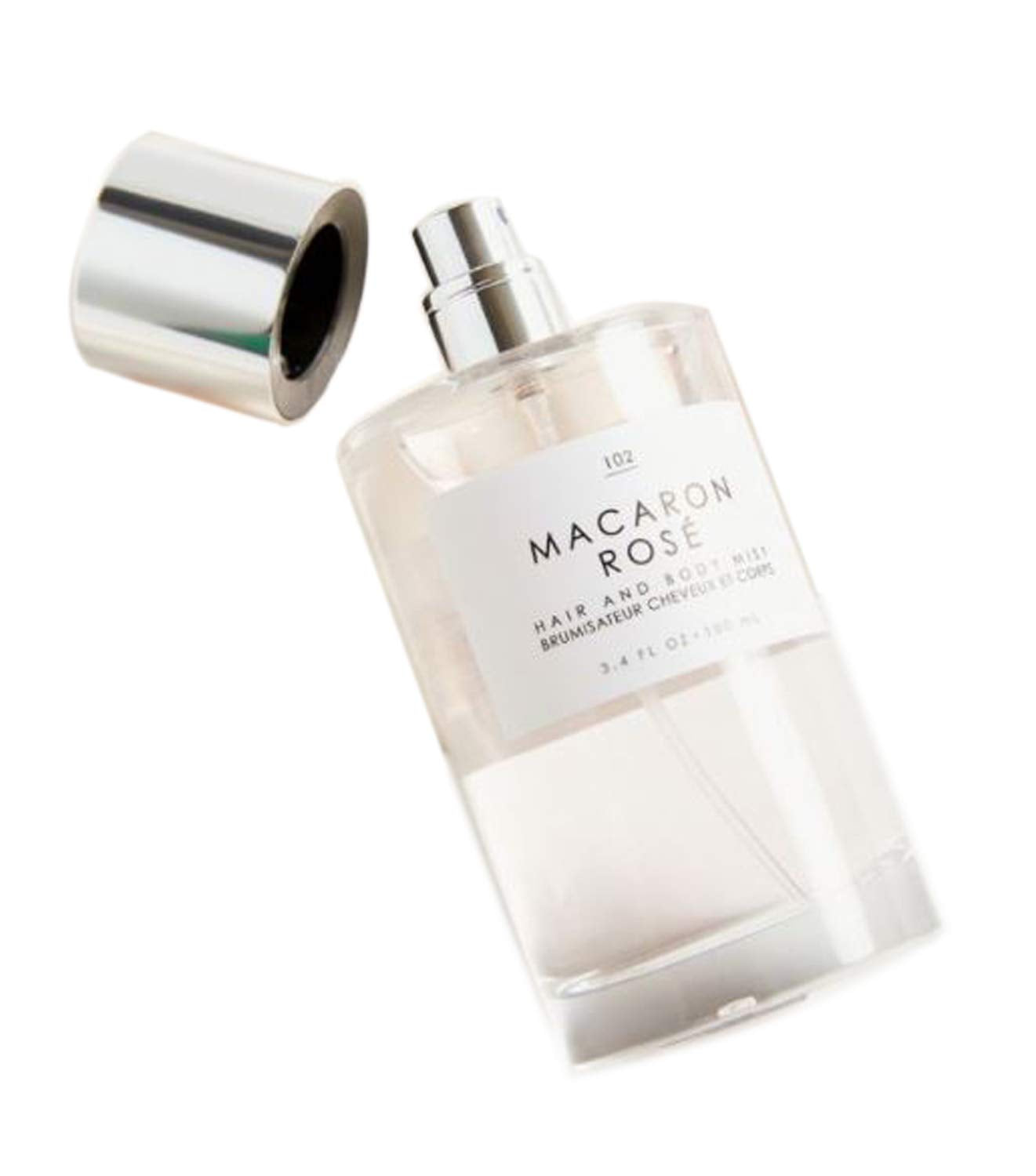 Gourmand Macaron Rose Hair + Body Mist 3.4 Fl.Oz! Blend Of Eau De Rose, Turkish Delight And Sugarcane! Perfumed Hair