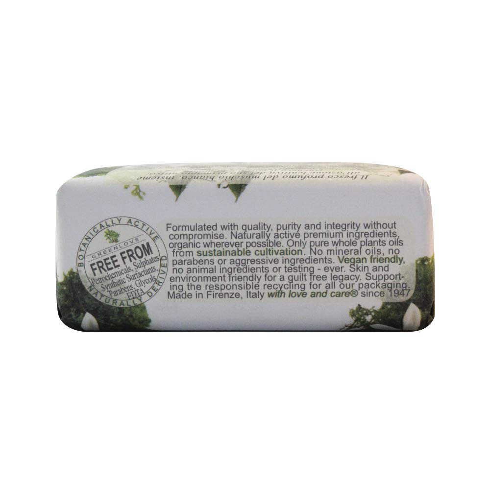 Nesti Dante Marsiglia Toscano Triple Milled Vegetal Soap, Muschio Bianco, 7 Ounce