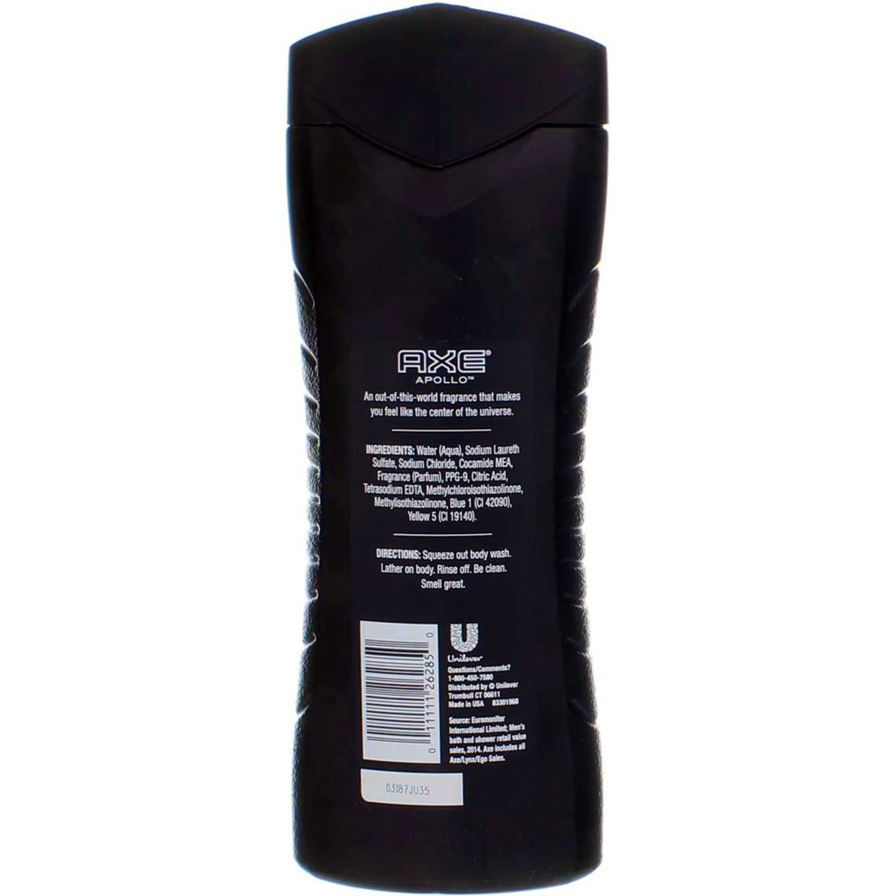 AXE Refreshing Shower Gel, Apollo - 16 Oz, (Pack of 8)