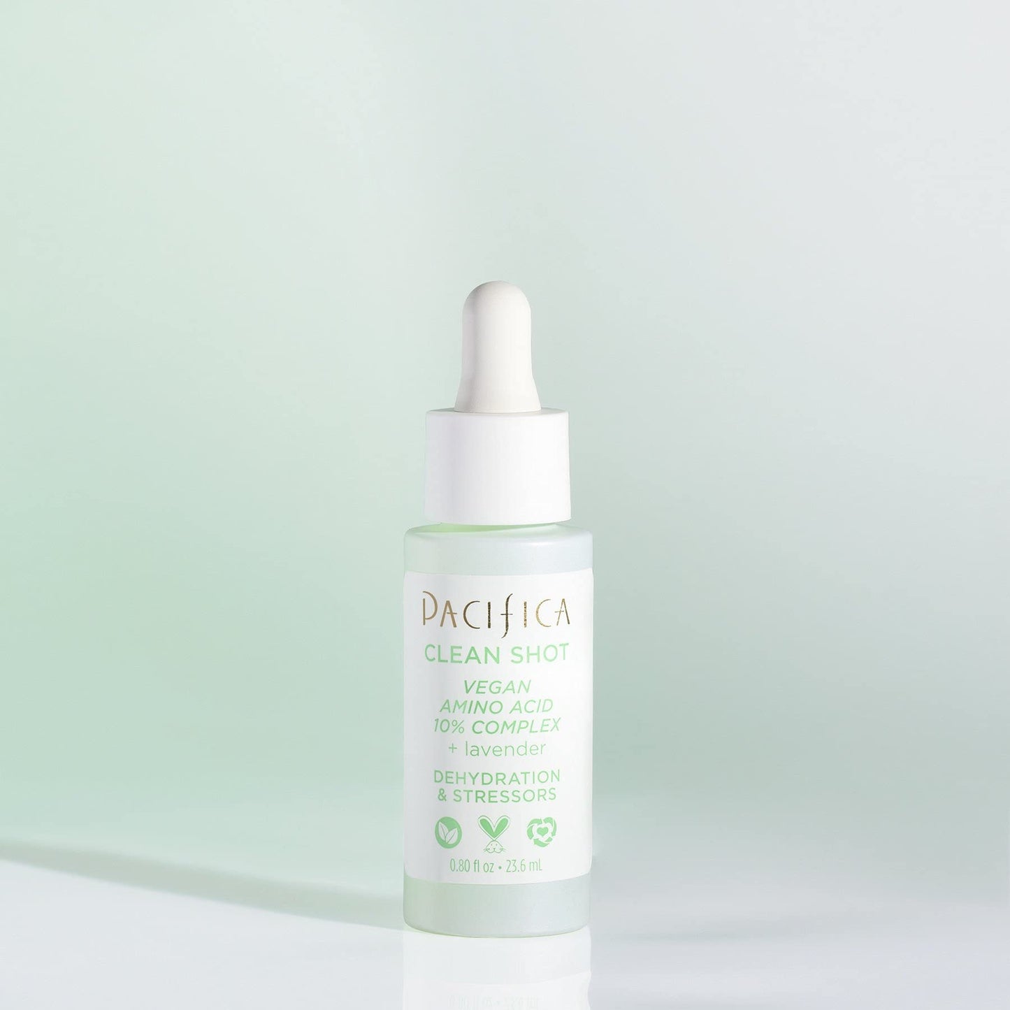 Face Serum by Pacifica - Clean Shot Vegan Amino Acid 10% Complex10% Solution l - Balancing Facial Serum for Oily & All Skin Types, Vegan