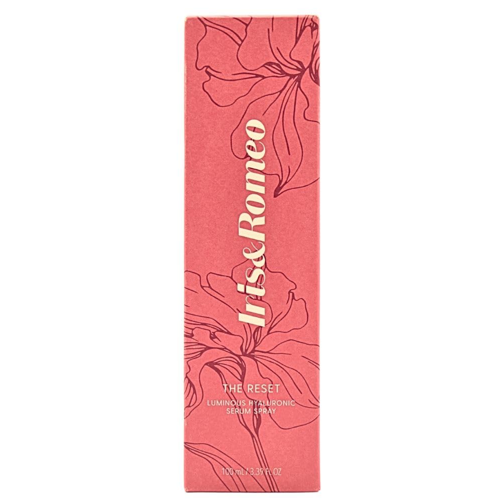 Iris & Romeo The Reset 3-in-1 Face Mist - Hydrating Serum Spray with Hyaluronic Acid & Niacinamide, 3.39 oz