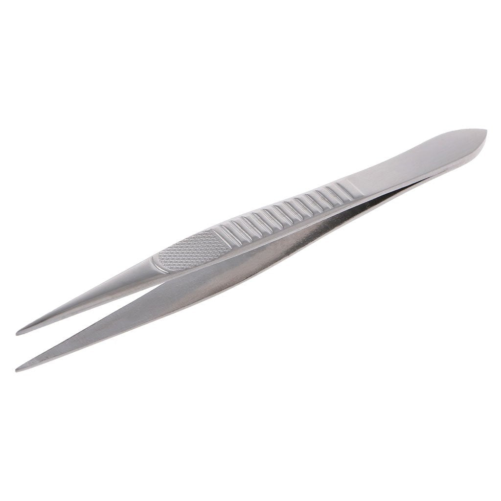 kobeIeen Professional Straight Fine Point Tweezers for Eyelash Extension Stainless Steel Beauty and Personal Care kobeIeen