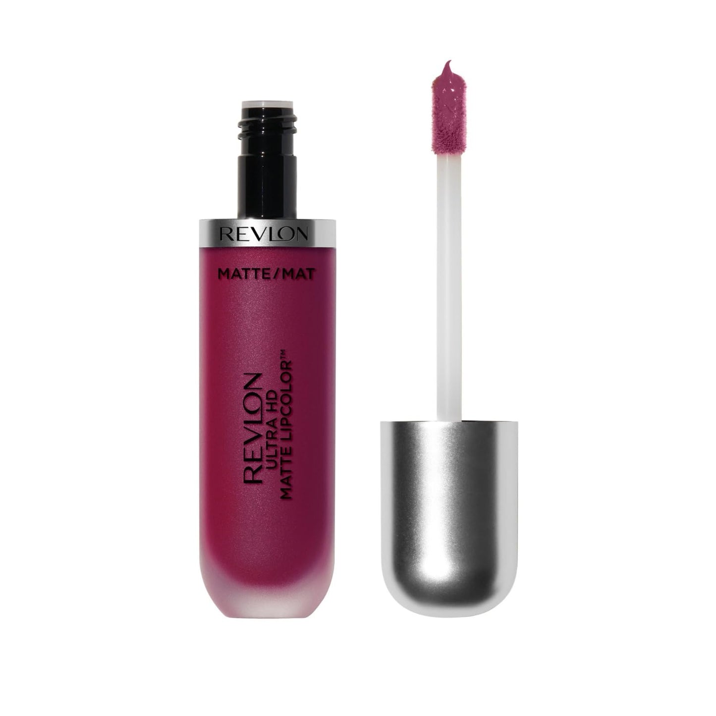 REVLON Ultra HD Matte Lipcolor, Velvety Lightweight Matte Liquid Lipstick in Pink, Addiction (610), 0.2 oz