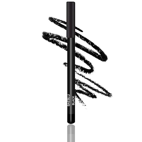 Natural Eyeliner Pencil, Black - Hypoallergenic, Water & Smudge Proof Eyeliner for sharp Lines and Defined Eyes - Long-Lasting, Organic & Cruelty-Free
