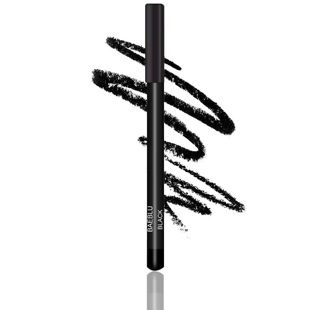 Natural Eyeliner Pencil, Black - Hypoallergenic, Water & Smudge Proof Eyeliner for sharp Lines and Defined Eyes - Long-Lasting, Organic & Cruelty-Free