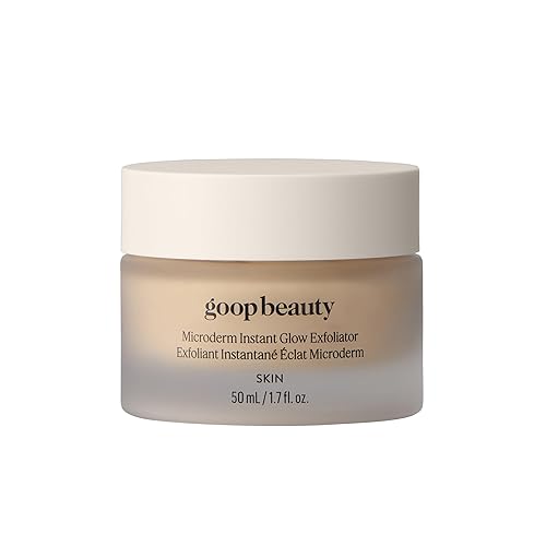 goop Beauty Microderm Face Exfoliator | At-Home Microdermabrasion with Glycolic Acid & Exfoliating Minerals | Smooths Skin Texture | Clean Face Scrub
